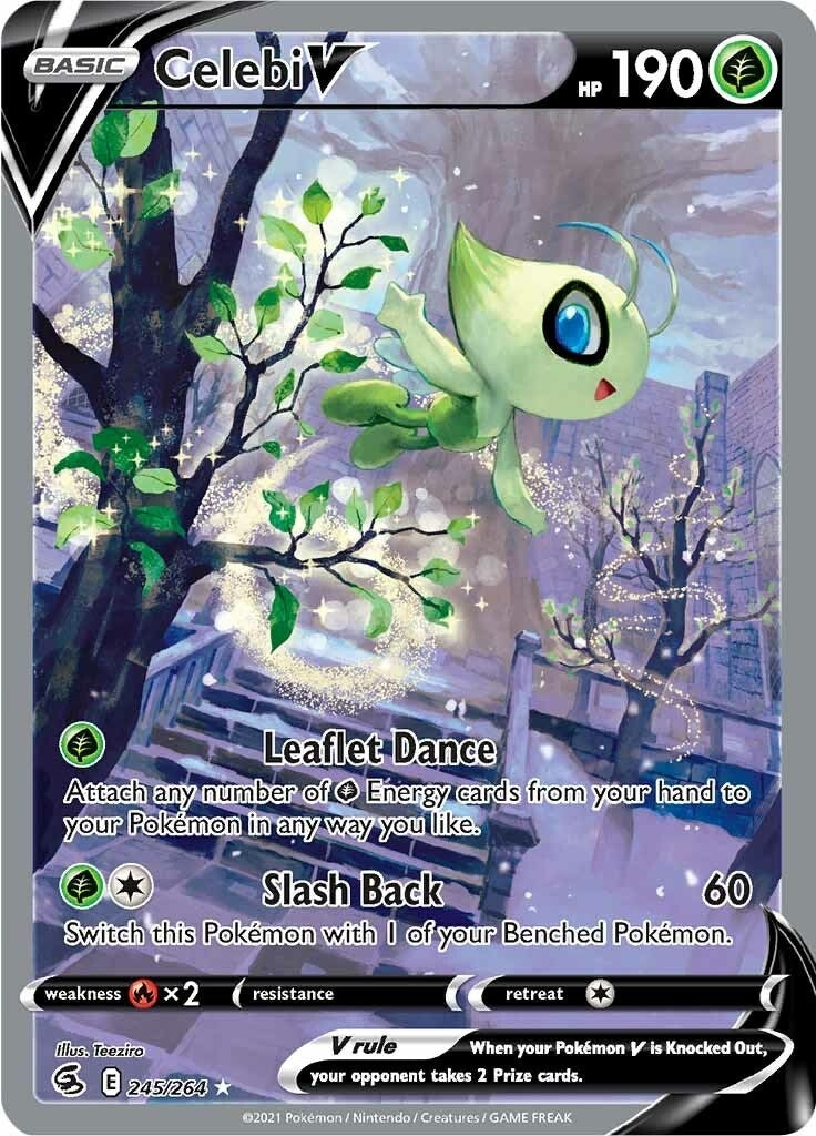 Celebi V (Alternate Full Art) (SWSH08: Fusion Strike) (245/264)