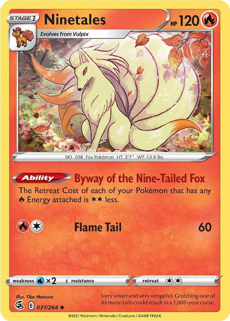 Ninetales (31) (SWSH08: Fusion Strike) (031/264) 