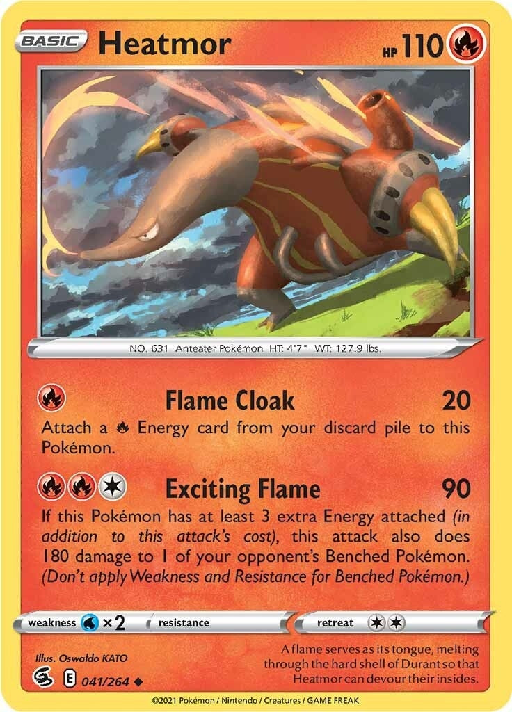 Heatmor (SWSH08: Fusion Strike) (041/264)