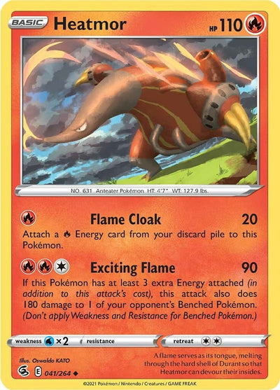Heatmor (SWSH08: Fusion Strike) (041/264)