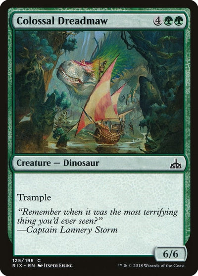 Image for Colossal Dreadmaw (Rivals of Ixalan) (125) - Magic: The Gathering