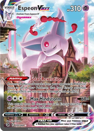 Espeon VMAX (Alternate Art Secret) (SWSH08: Fusion Strike) (270/264) 