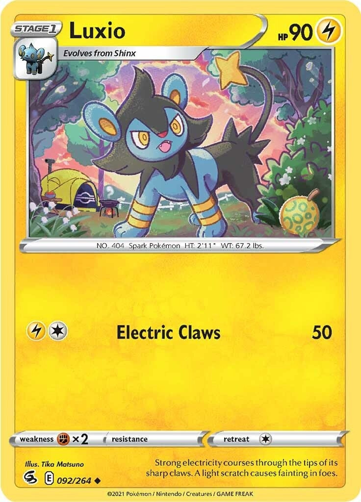 Luxio (SWSH08: Fusion Strike) (092/264) 
