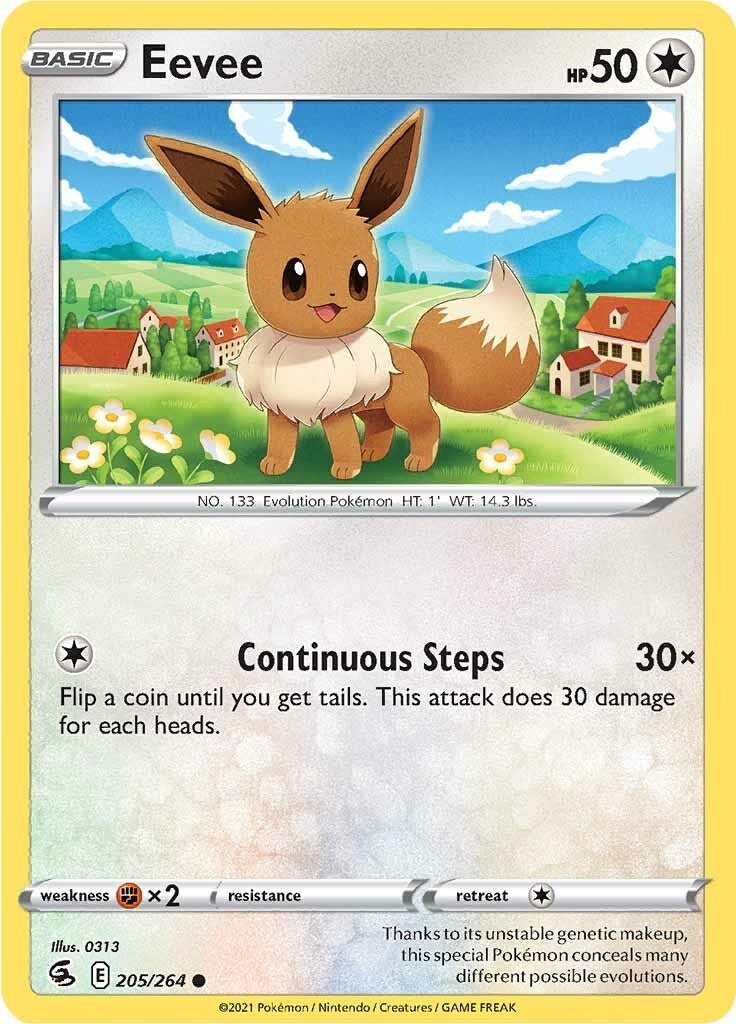 Eevee (SWSH08: Fusion Strike) (205/264)