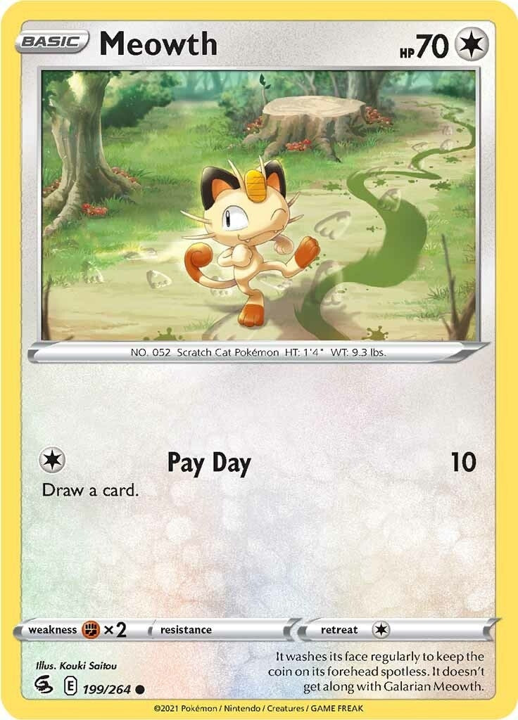 Meowth (SWSH08: Fusion Strike) (199/264)