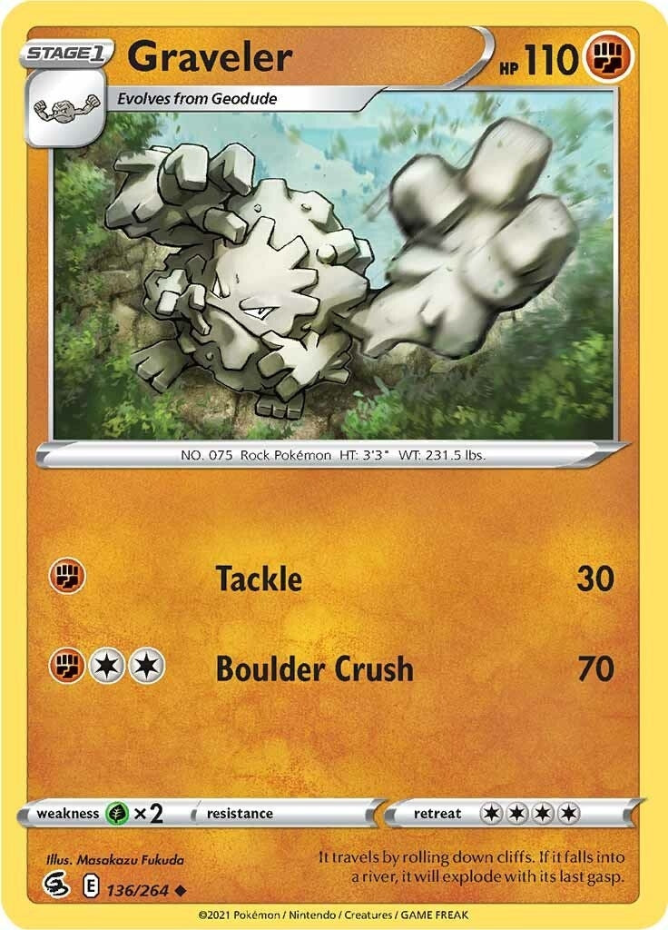 Graveler (SWSH08: Fusion Strike) (136/264) 