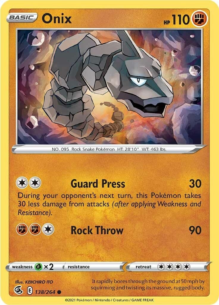 Onix (SWSH08: Fusion Strike) (138/264) 