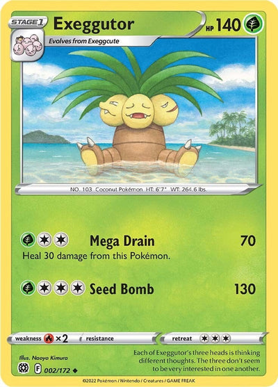 Exeggutor (SWSH09: Brilliant Stars) (002/172) 