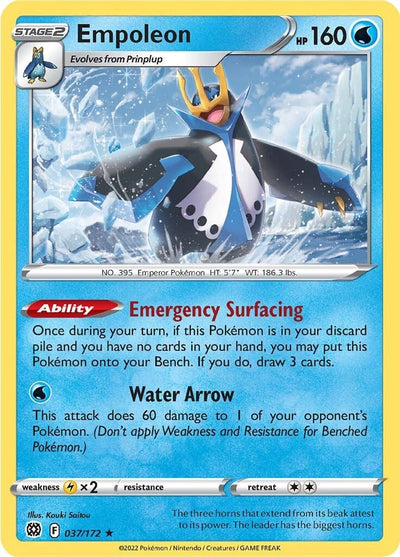 Empoleon (SWSH09: Brilliant Stars) (037/172) 