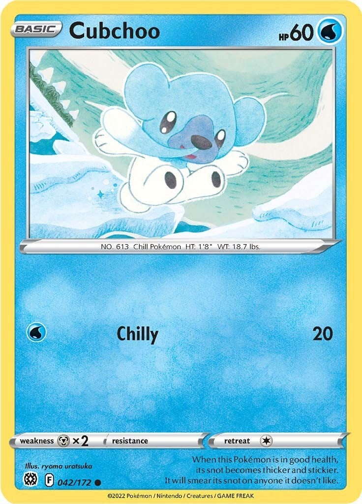 Cubchoo (SWSH09: Brilliant Stars) (042/172) 