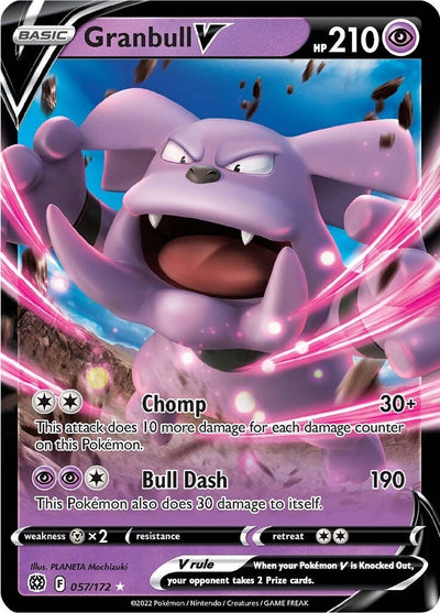 Granbull V (SWSH09: Brilliant Stars) (057/172) 