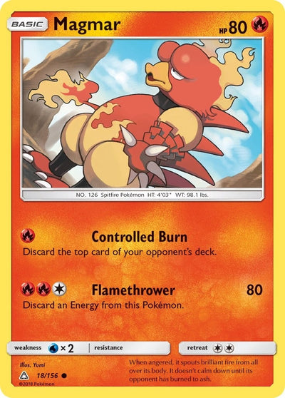 Image for Magmar (SM - Ultra Prism) (18/156) - Pokemon
