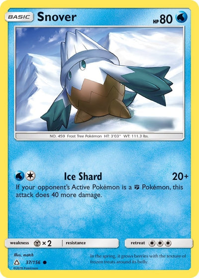 Image for Snover (SM - Ultra Prism) (37/156) - Pokemon