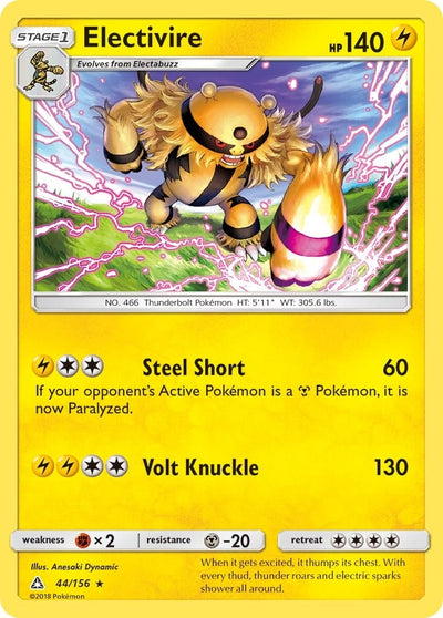 Image for Electivire (SM - Ultra Prism) (44/156) - Pokemon
