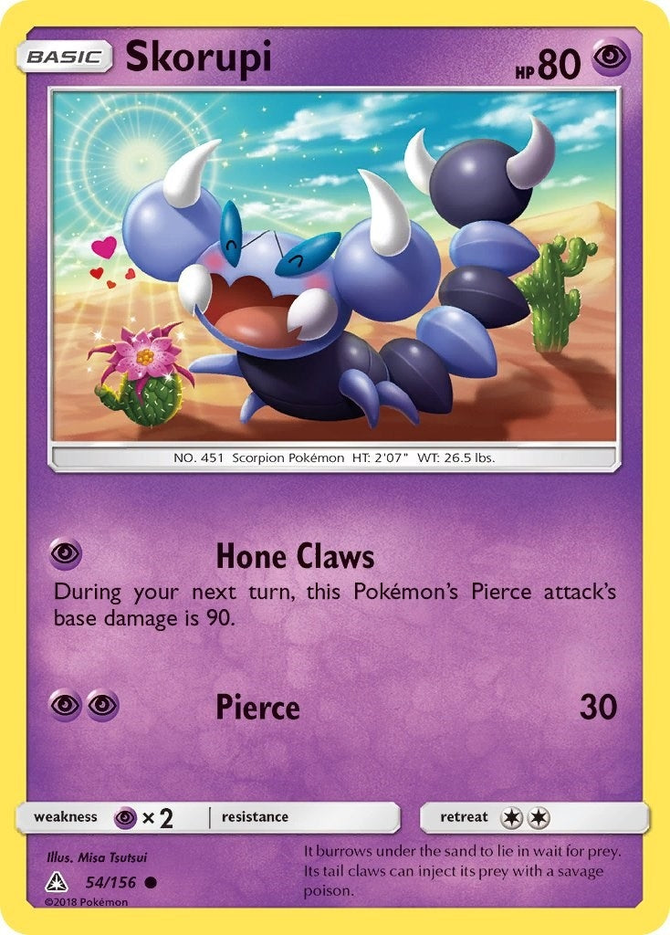 Image for Skorupi (SM - Ultra Prism) (54/156) - Pokemon