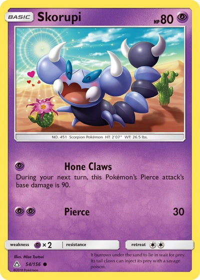 Image for Skorupi (SM - Ultra Prism) (54/156) - Pokemon