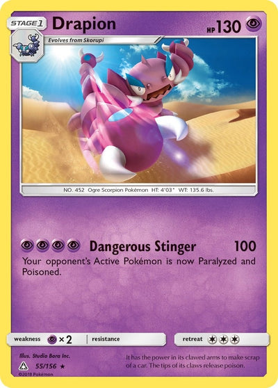 Image for Drapion (SM - Ultra Prism) (55/156) - Pokemon