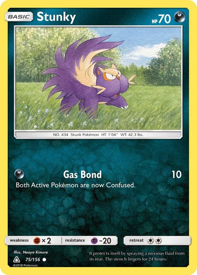 Image for Stunky (SM - Ultra Prism) (75/156) - Pokemon
