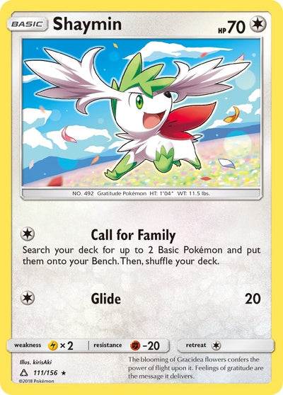 Image for Shaymin (111) (SM - Ultra Prism) (111/156) - Pokemon