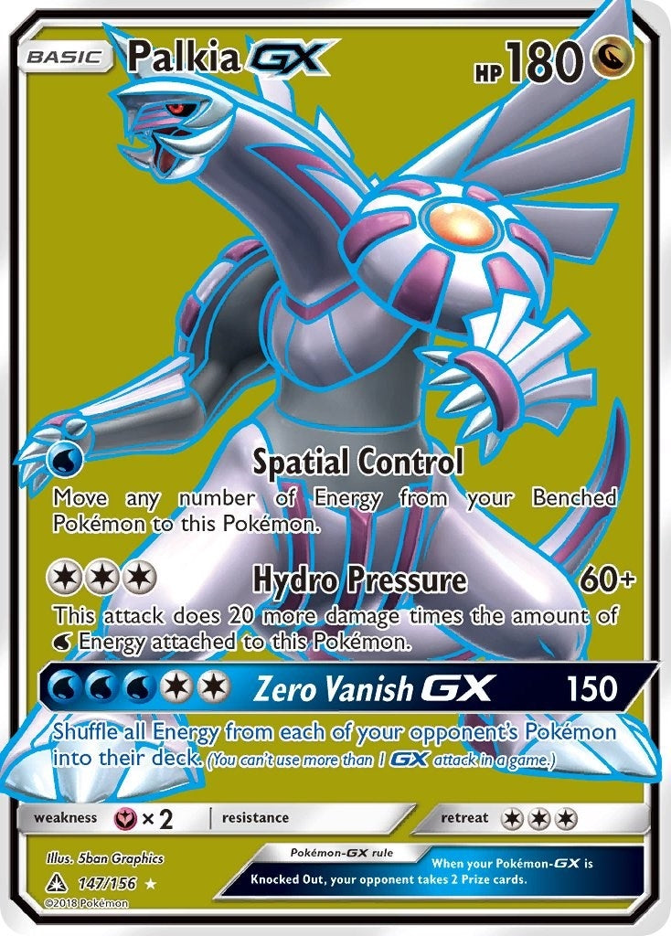 Image for Palkia GX (Full Art) (SM - Ultra Prism) (147/156) - Pokemon