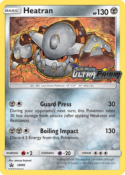 Image for Heatran - SM96 (Prerelease) (SM Promos) (SM96) - Pokemon