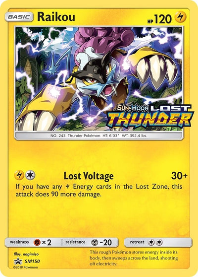 Image for Raikou - SM150 (Prerelease) (SM Promos) (SM150) - Pokemon