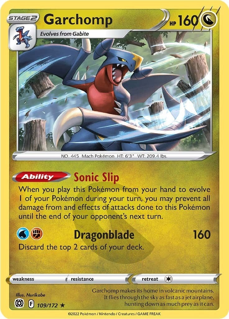 Garchomp (SWSH09: Brilliant Stars) (109/172) 