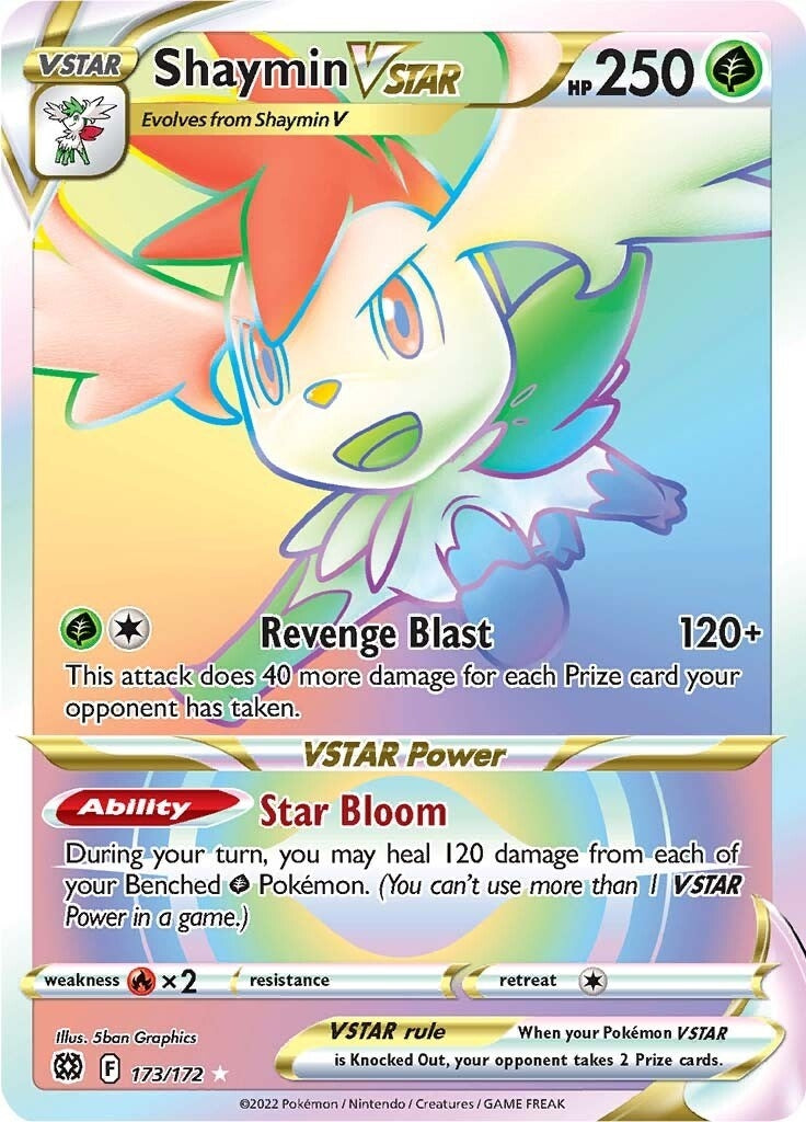 Shaymin VSTAR (Secret) (SWSH09: Brilliant Stars) (173/172) 