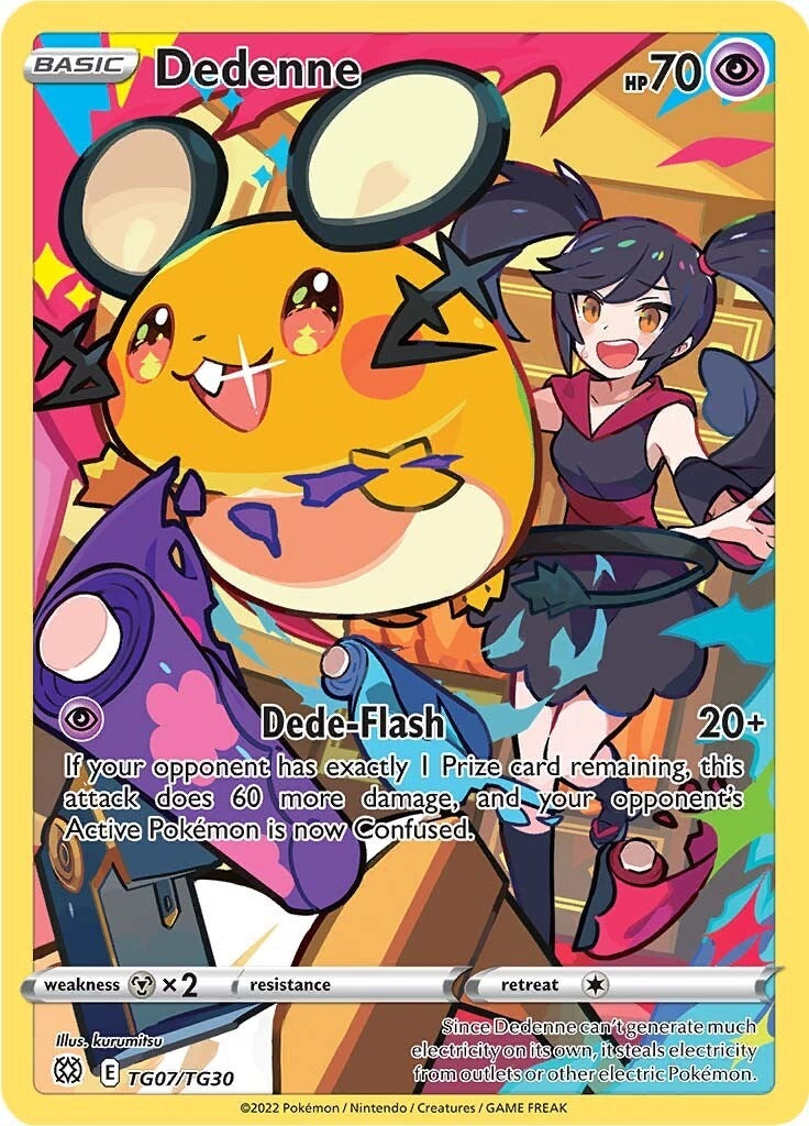 Dedenne (SWSH09: Brilliant Stars Trainer Gallery) (TG07/TG30) 