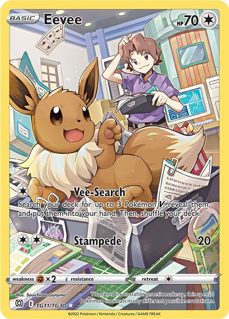 Eevee (SWSH09: Brilliant Stars Trainer Gallery) (TG11/TG30)