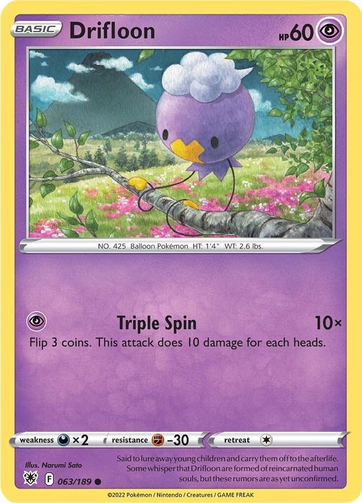 Drifloon (SWSH10: Astral Radiance) (063/189)