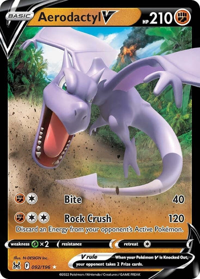 Aerodactyl V (SWSH11: Lost Origin) (092/196)