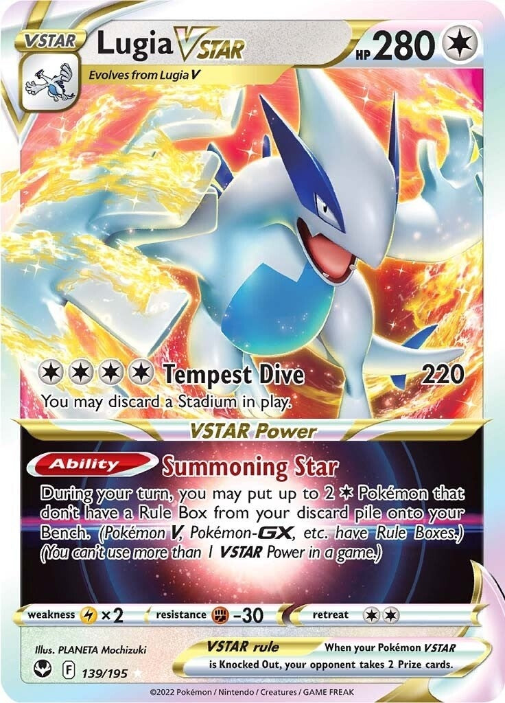 Lugia VSTAR (SWSH12: Silver Tempest) (139/195) 