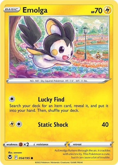 Emolga (SWSH12: Silver Tempest) (054/195) 