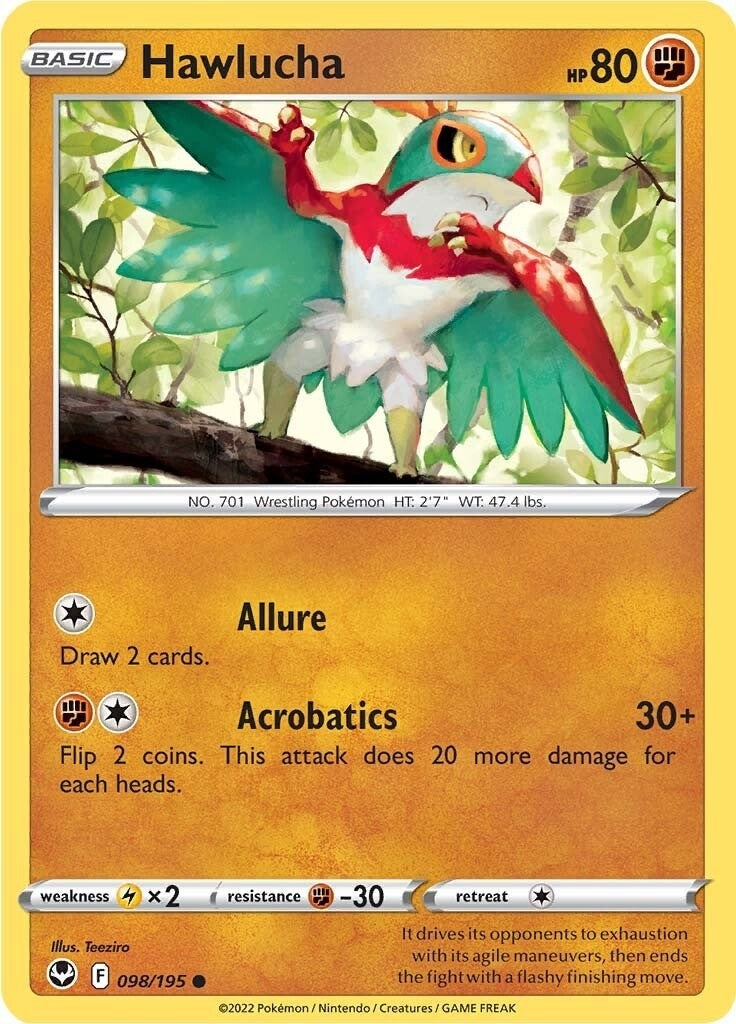 Hawlucha (SWSH12: Silver Tempest) (098/195) 