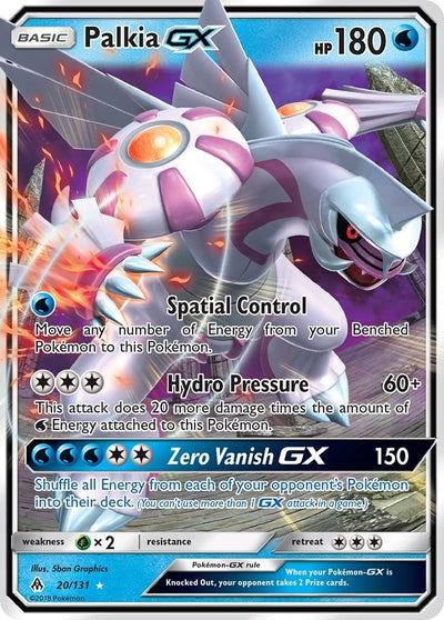Image for Palkia GX (SM - Forbidden Light) (20/131) - Pokemon