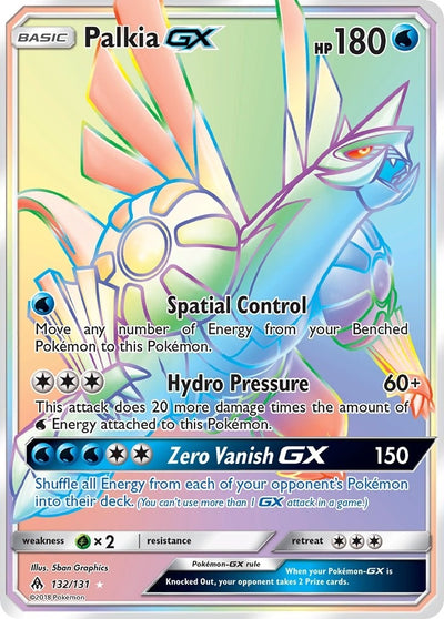 Image for Palkia GX (Secret) (SM - Forbidden Light) (132/131) - Pokemon