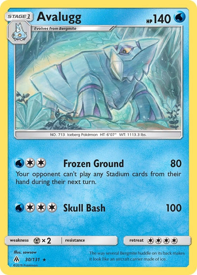 Image for Avalugg (SM - Forbidden Light) (30/131) - Pokemon