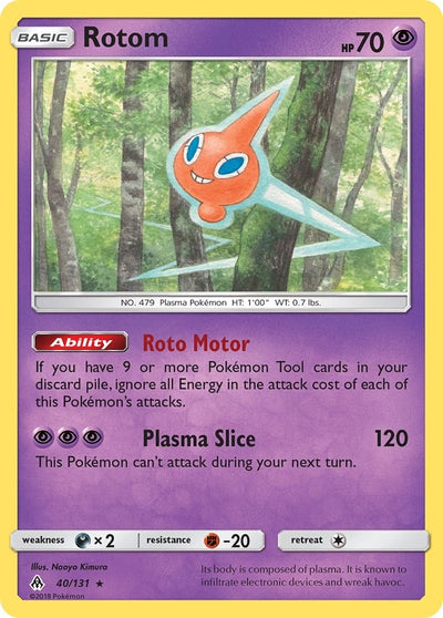 Image for Rotom (SM - Forbidden Light) (40/131) - Pokemon