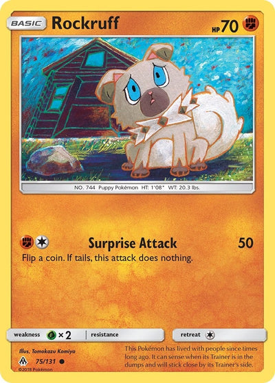 Image for Rockruff (SM - Forbidden Light) (75/131) - Pokemon