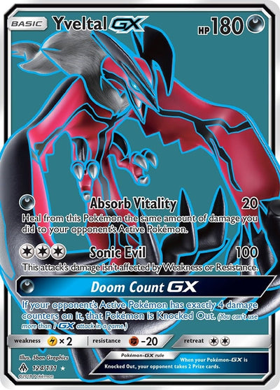 Image for Yveltal GX (Full Art) (SM - Forbidden Light) (124/131) - Pokemon