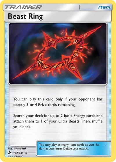 Image for Beast Ring (SM - Forbidden Light) (102/131) - Pokemon