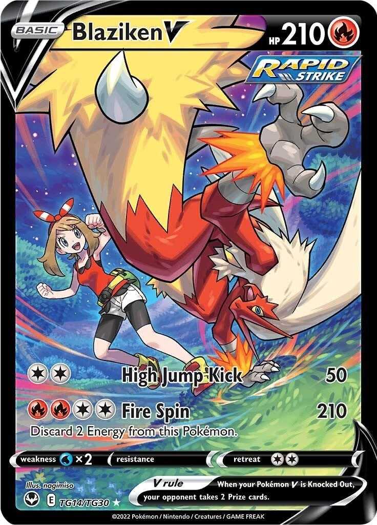 Blaziken V (SWSH12: Silver Tempest Trainer Gallery) (TG14/TG30)