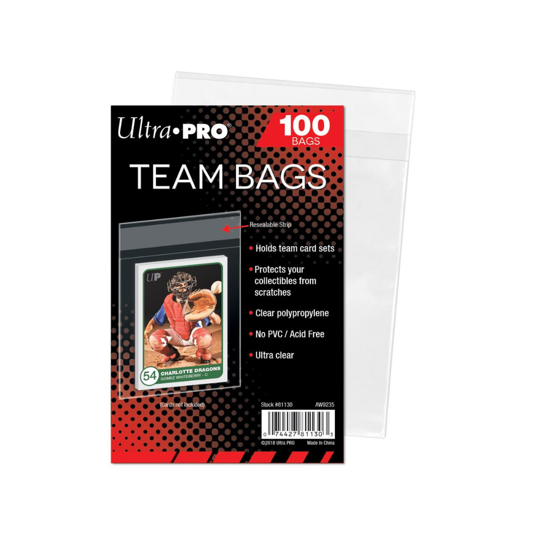Ultra Pro Team Bags Sleeves resealable - 100 Sleeves