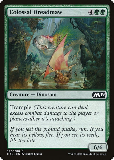 Image for Colossal Dreadmaw (Core Set 2019) (172) - Magic: The Gathering