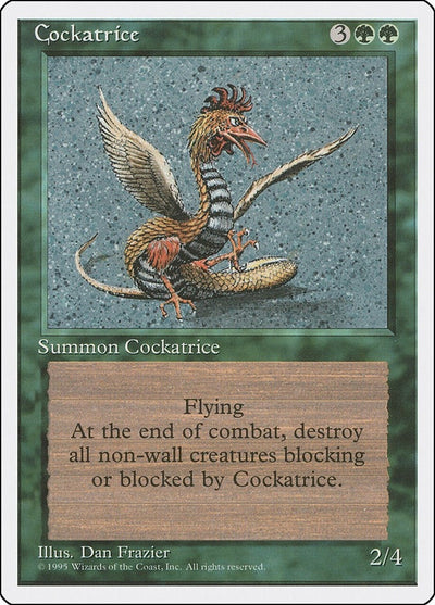 Image for Cockatrice (Fourth Edition) - Magic: The Gathering