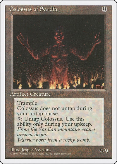 Image for Colossus of Sardia (Fourth Edition) - Magic: The Gathering
