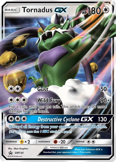 Image for Tornadus GX - SM134 (SM Promos) (SM134) - Pokemon
