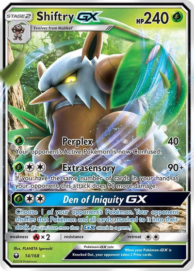 Image for Shiftry GX (SM - Celestial Storm) (14/168) - Pokemon