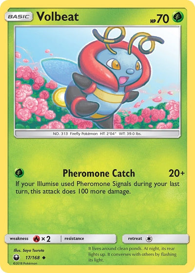 Image for Volbeat (SM - Celestial Storm) (17/168) - Pokemon